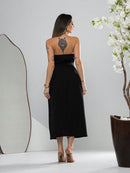 Vestido Midi Feminino Alfaiataria Élégant