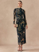 Vestido Longo Casual Feminino Flots