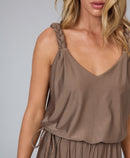 Macacão Alças De Tranças