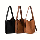 Bolsa Tiracolo Acamurçada Bucket Louise™