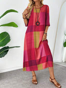 Vestido Midi Solto Feminino Carrée