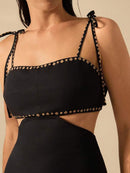 Vestido Boho Feminino Estampa Feuilles