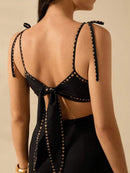 Vestido Boho Feminino Estampa Feuilles