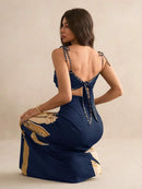 Vestido Boho Feminino Estampa Feuilles