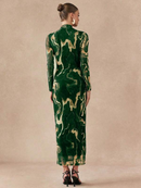 Vestido Longo Casual Feminino Flots