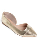 Sapatilha Feminina em Verniz Dourado