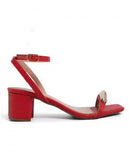 Sandália Feminina Salto Bloco Lizard Ferrari