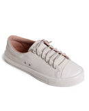 Tênis Casual Feminino Off White Cano Baixo com Cadarço